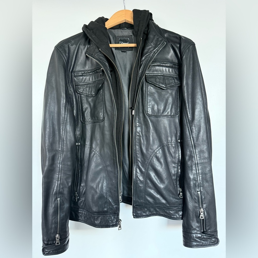 7 Diamonds “Manila” Leather Jacket